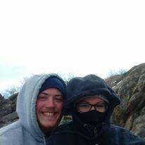 It was cold on the top of that mountain