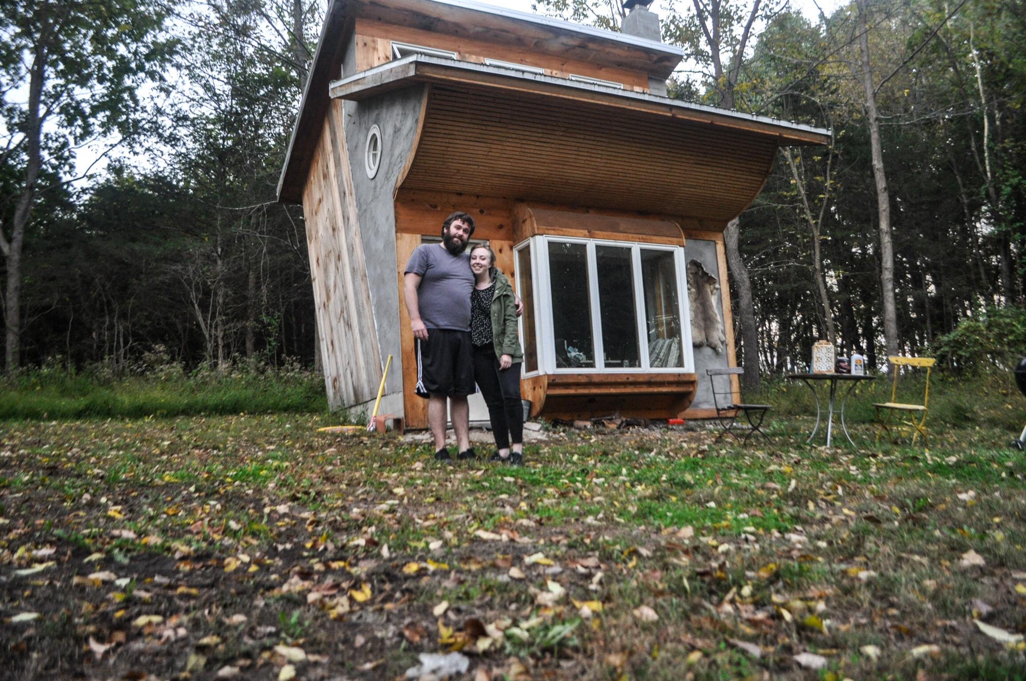Camping in Hudson, NY. October 2018