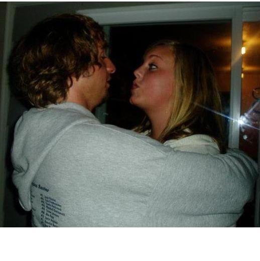 Summer 2006 - our first photo together as a couple. We wish we remembered what we were discussing...