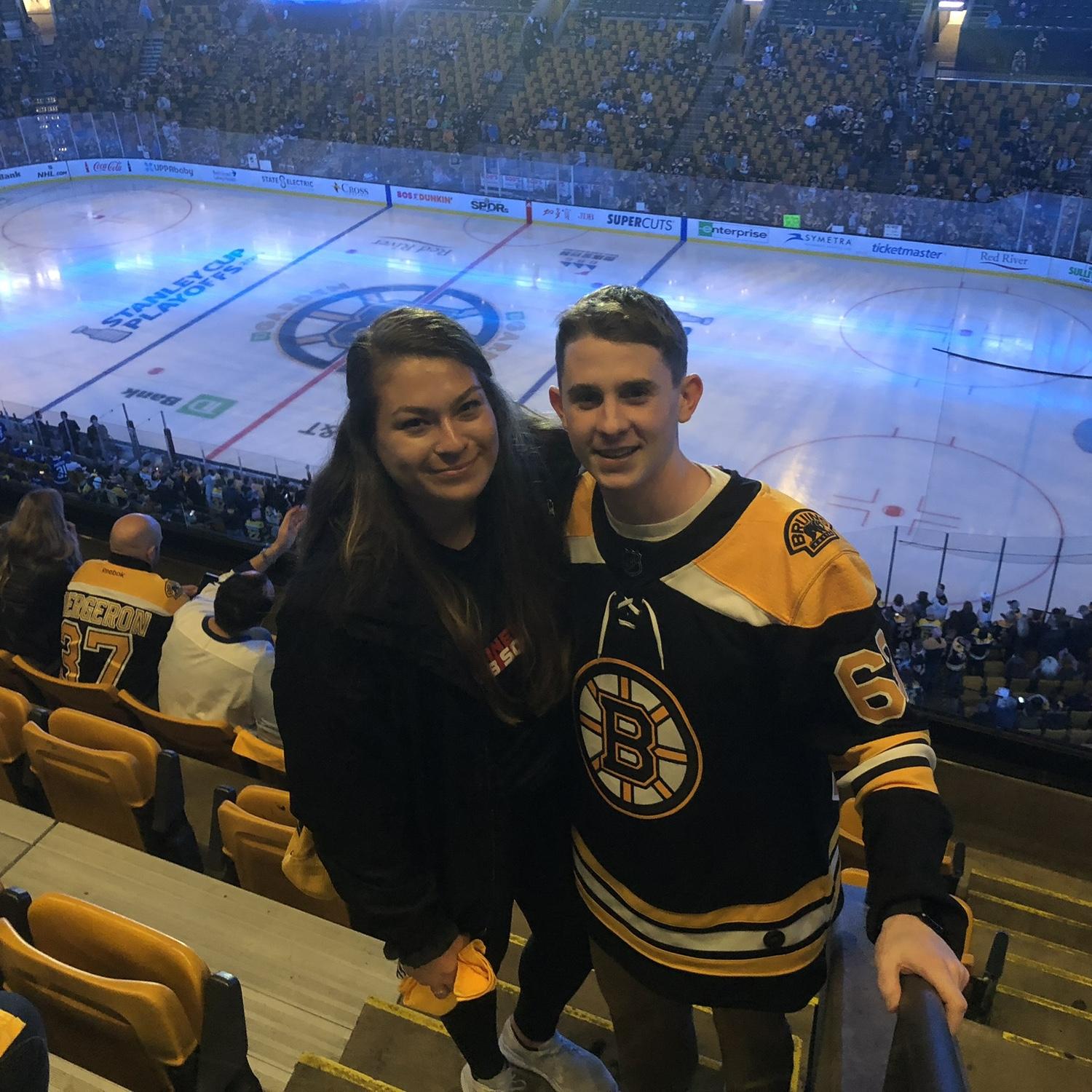 First Bruins game together