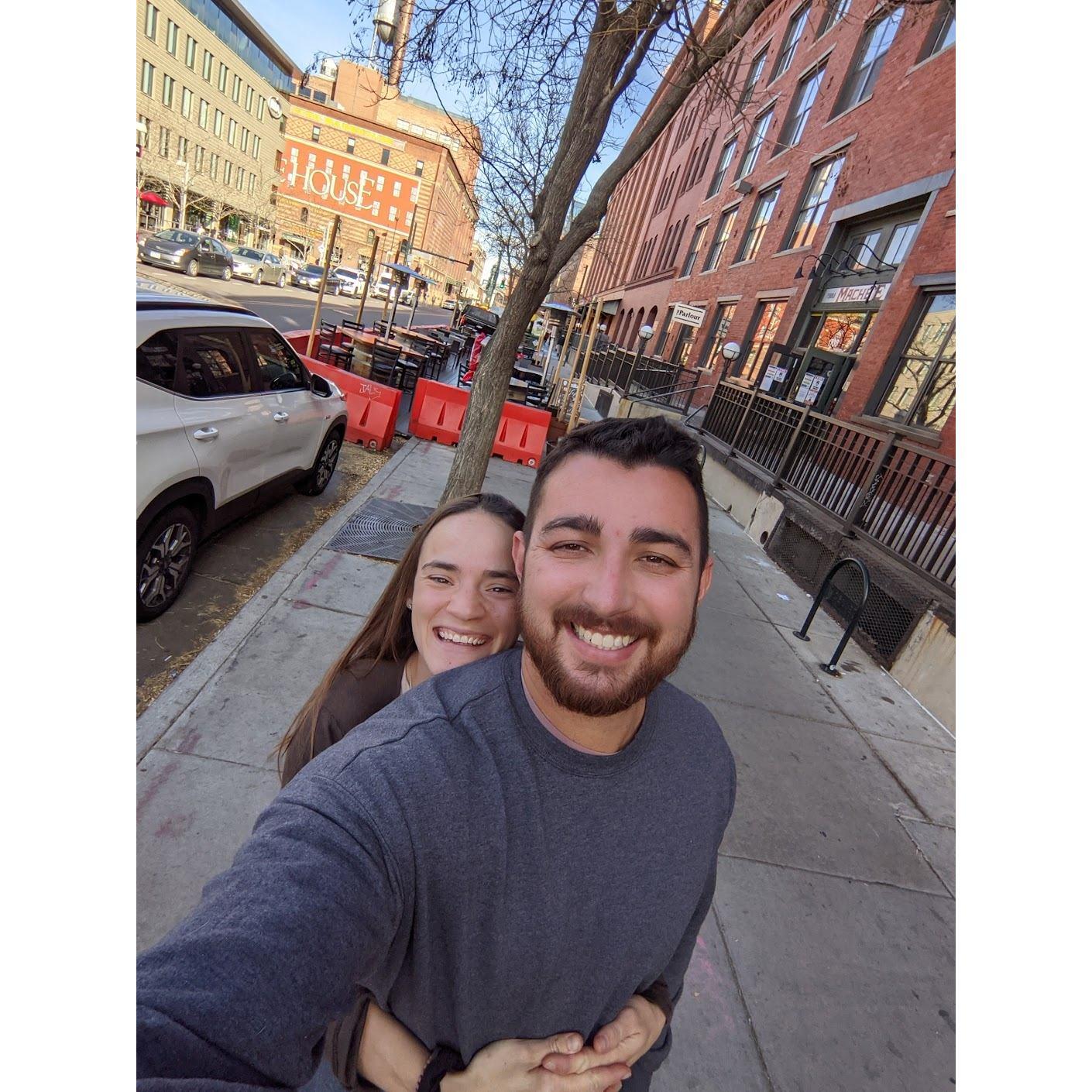 Visiting Mickey and Ellie in Colorado for their first time hosting Thanksgiving. November 2021.