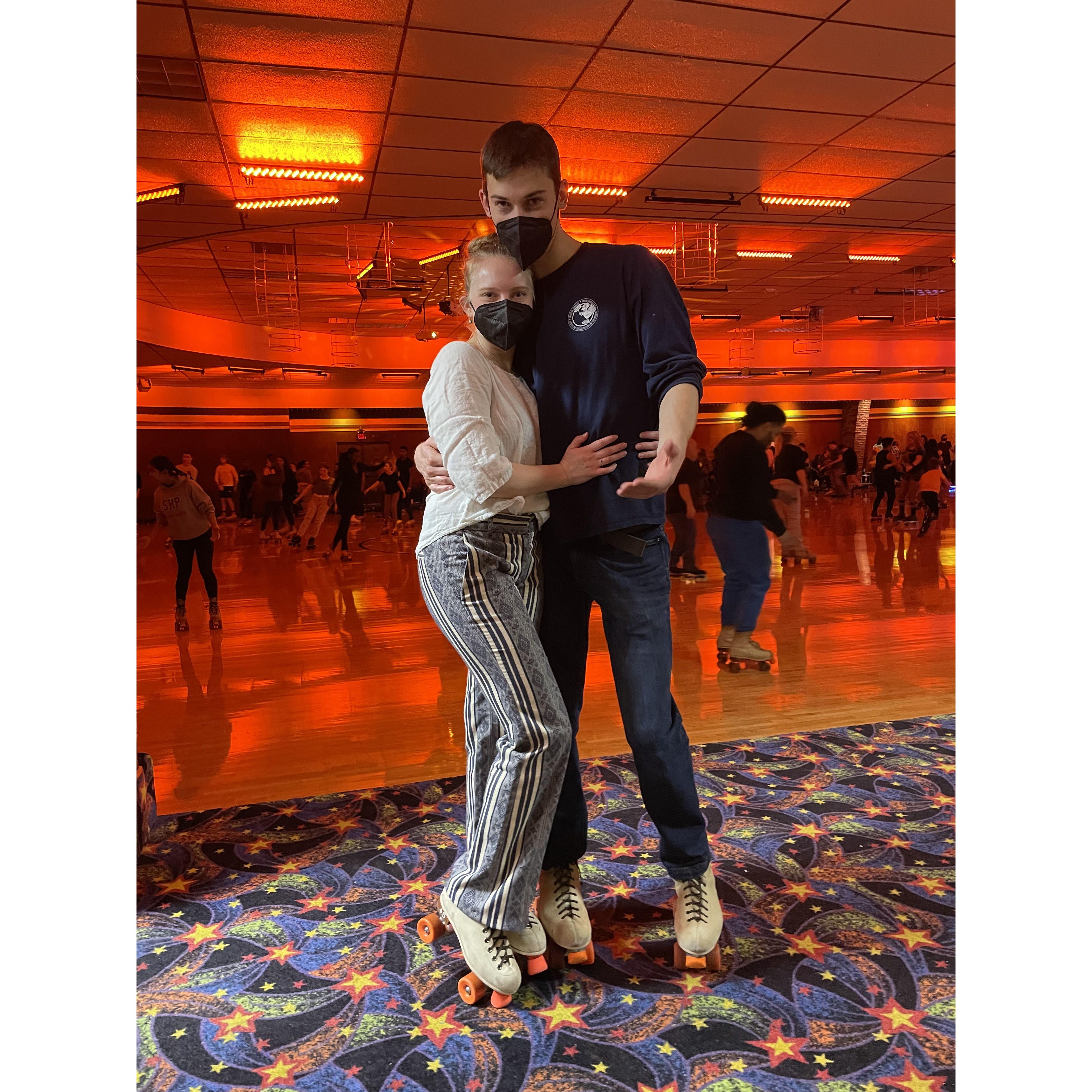 Rollerskating with Tuesday Crew!