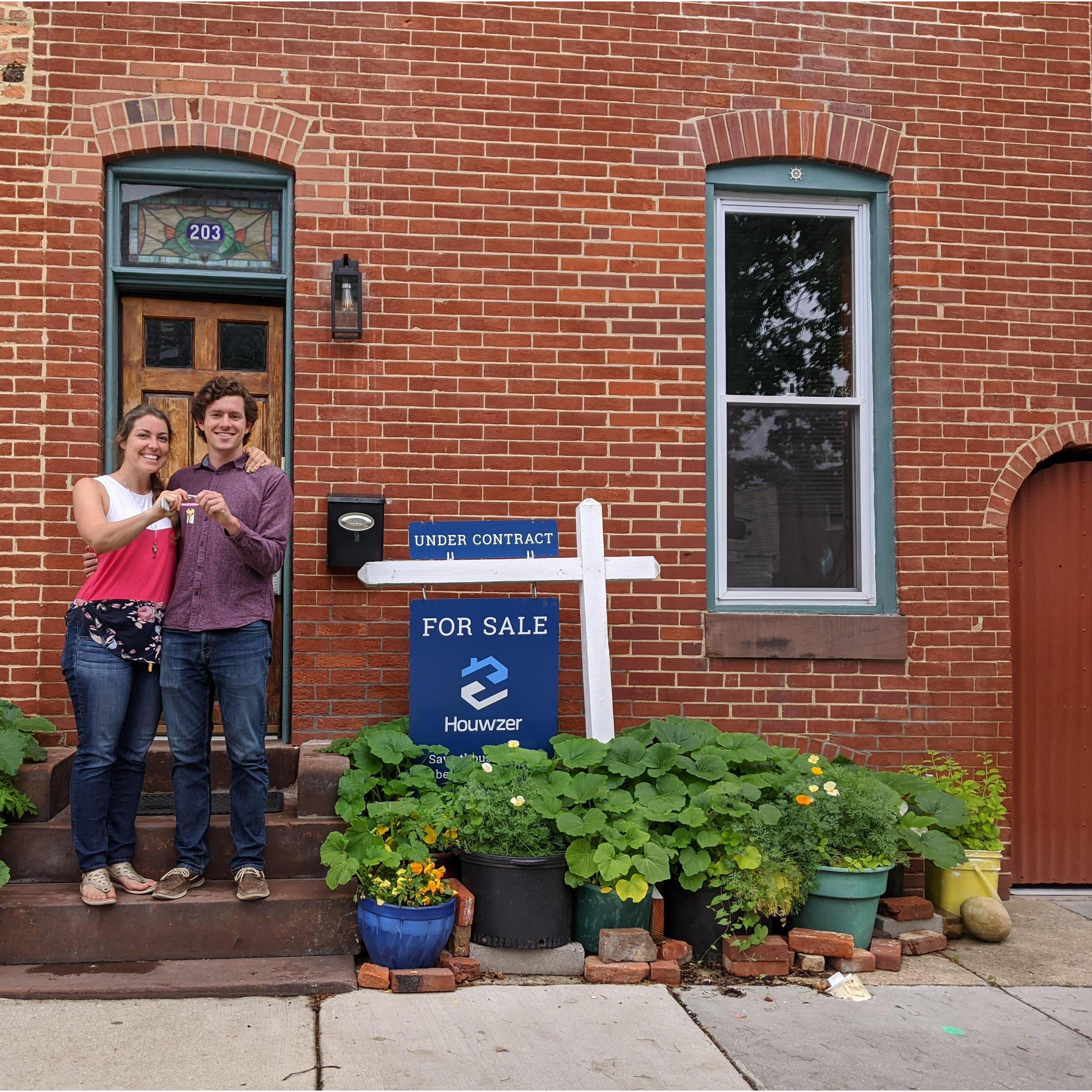 44 days before saying "I Do" we bought a house! We cannot wait to start having guests and showing you why we fell in love with Baltimore!
