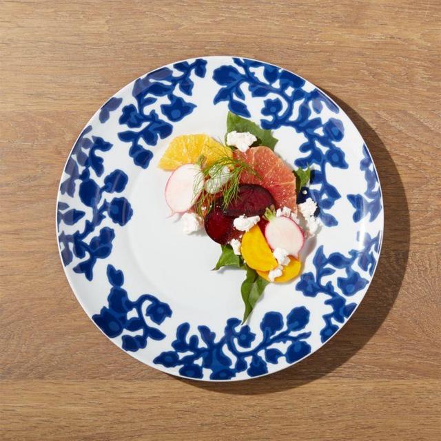 Indigo Vine Dinner Plate