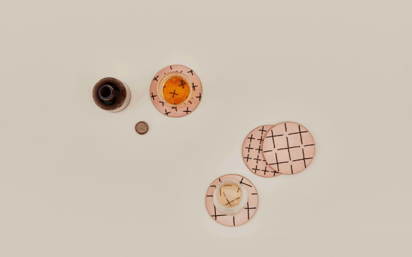BEADED COASTERS