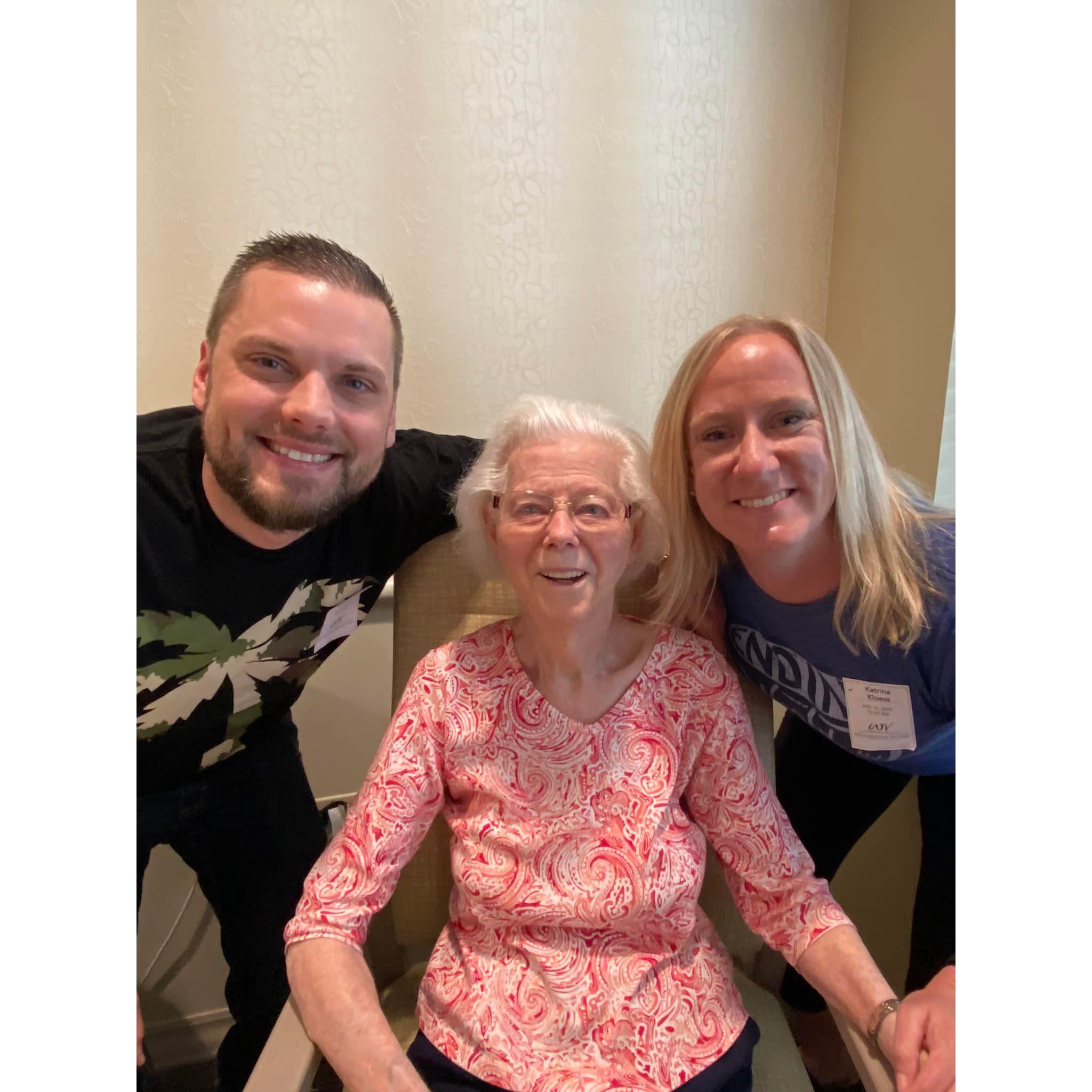 Grandma B. - We are so glad she LOVED Matt!
