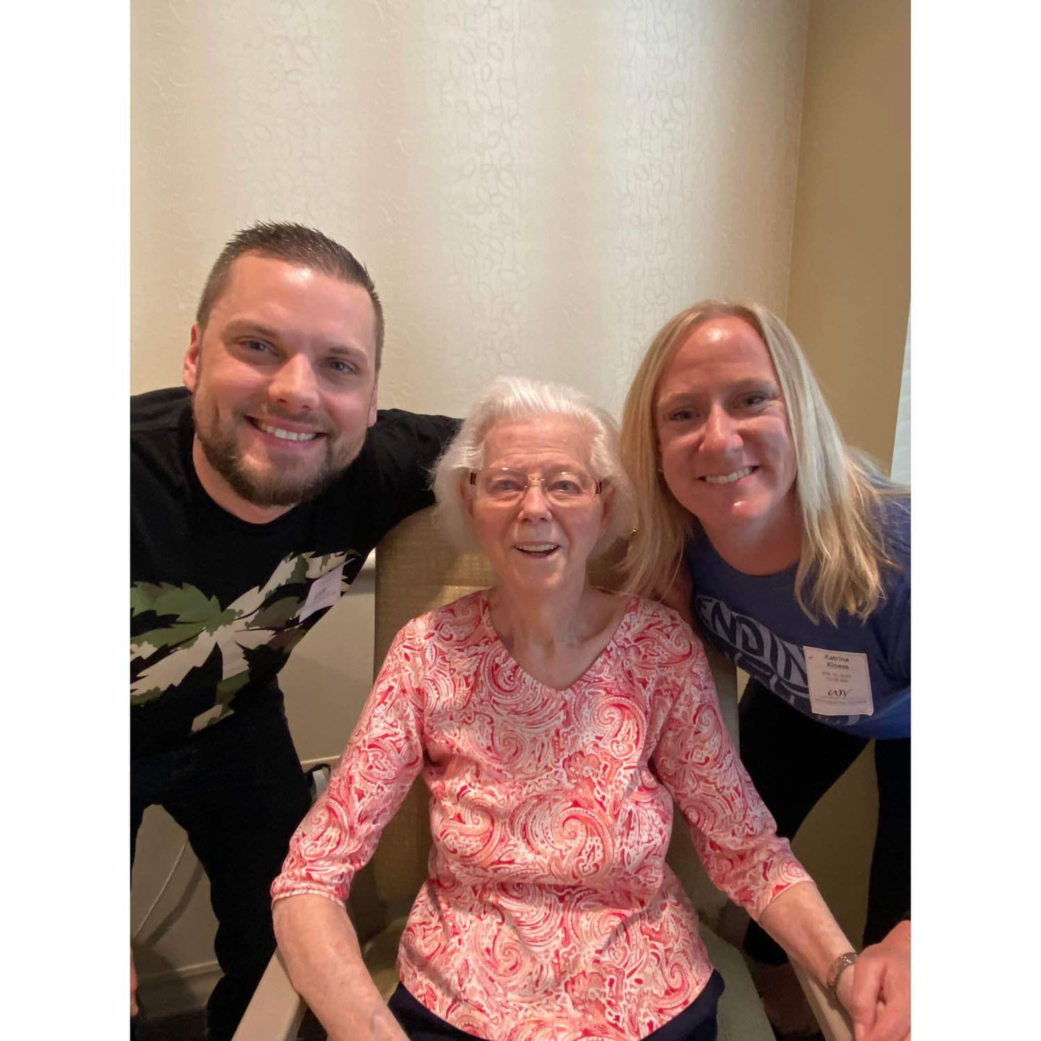 Grandma B. - We are so glad she LOVED Matt!
