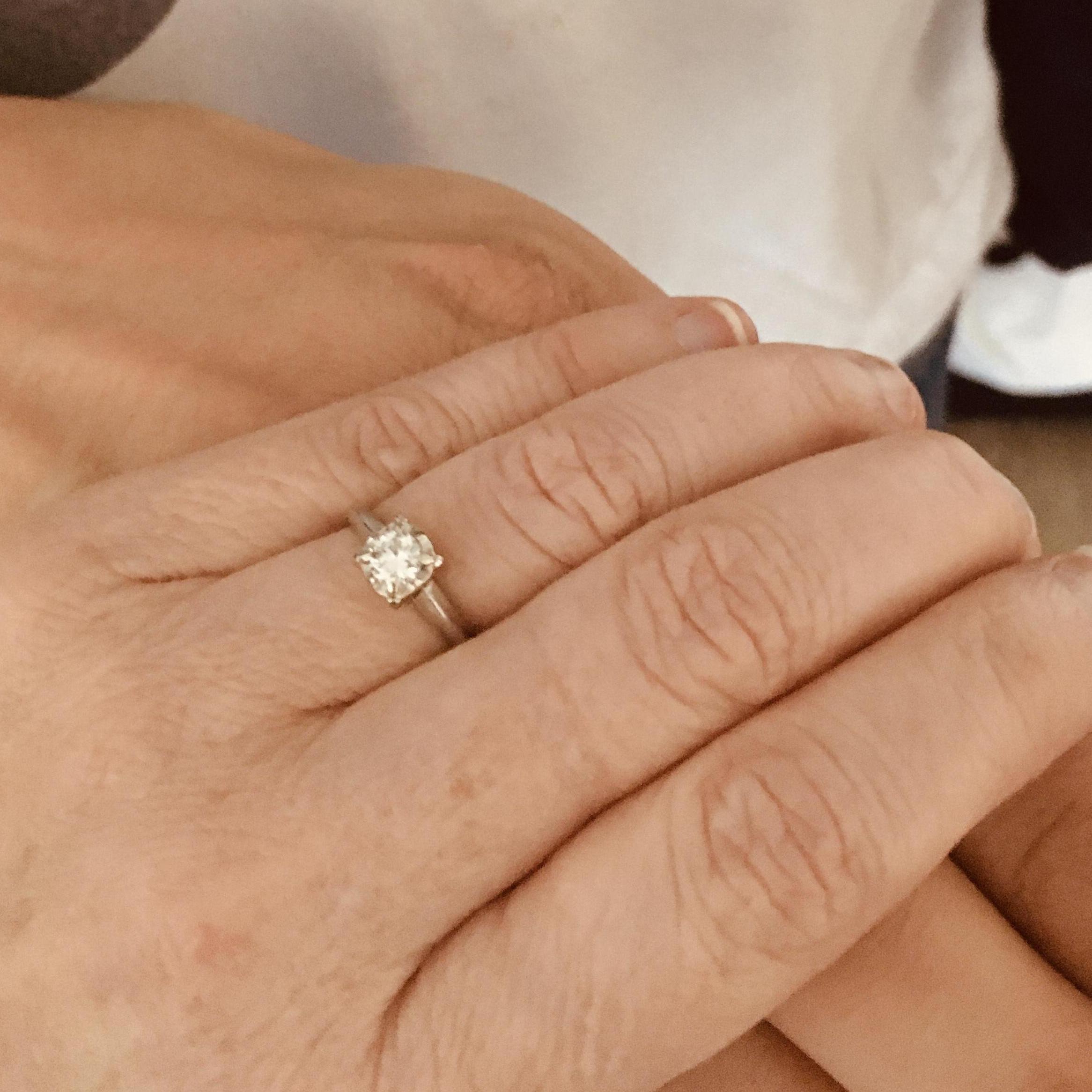 The ring fits! It was meant to be!