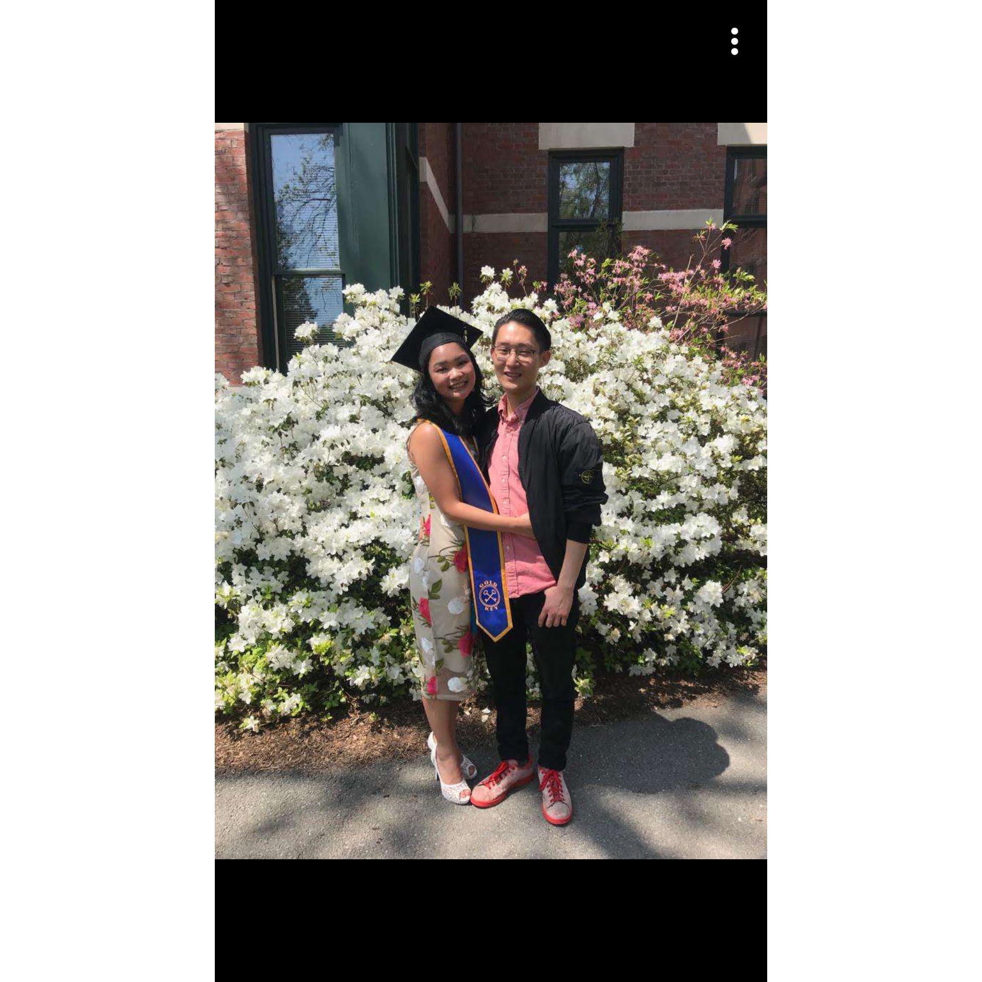 Naomi's Smith graduation at Smith College on May 20, 2019