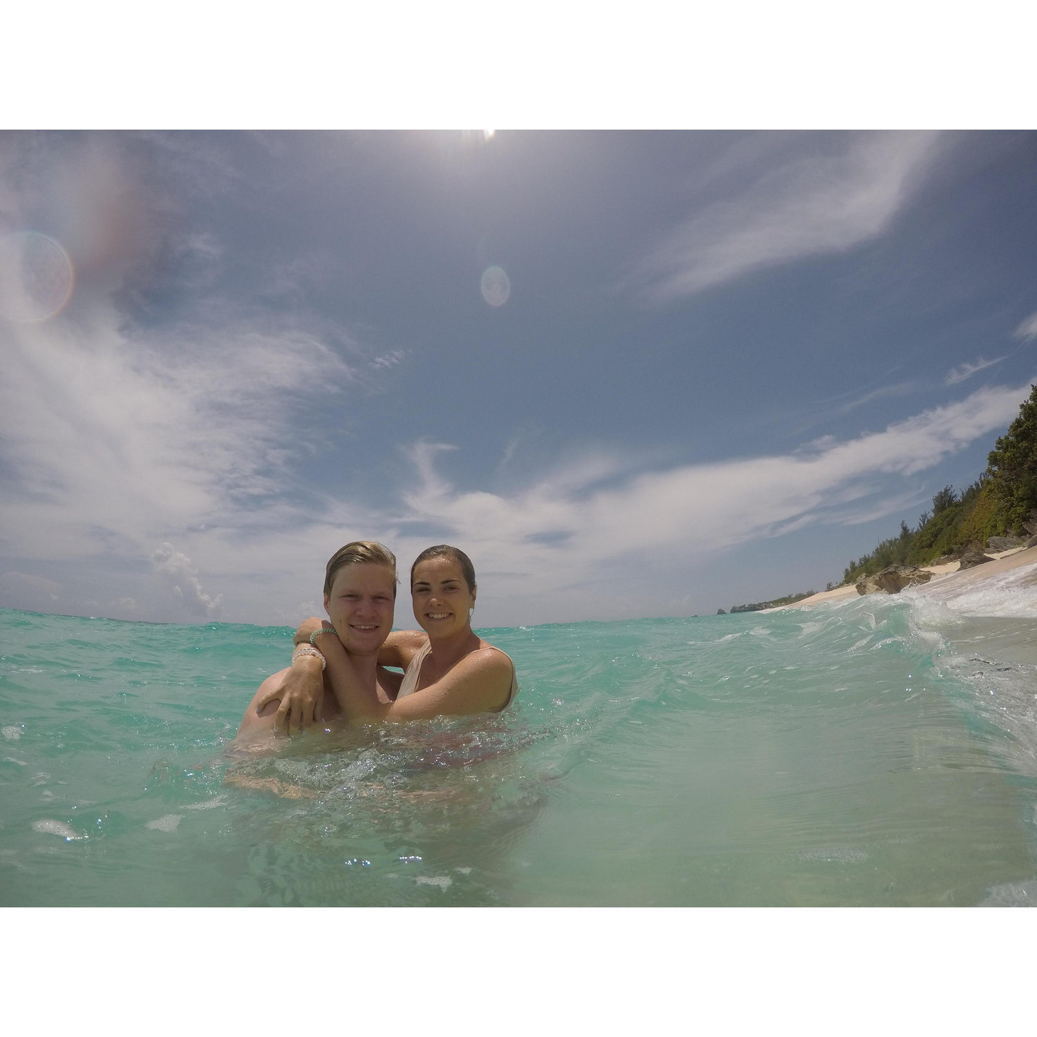 one of our first vacations together in bermuda - august 2017