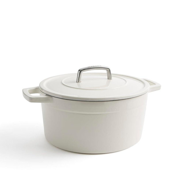 Martha by Martha Stewart 7 QT Enameled Cast Iron Dutch Oven w/Lid - Crescent Moon