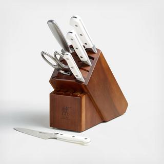 Pro Le Blanc 7-Piece Acacia Knife Block Set