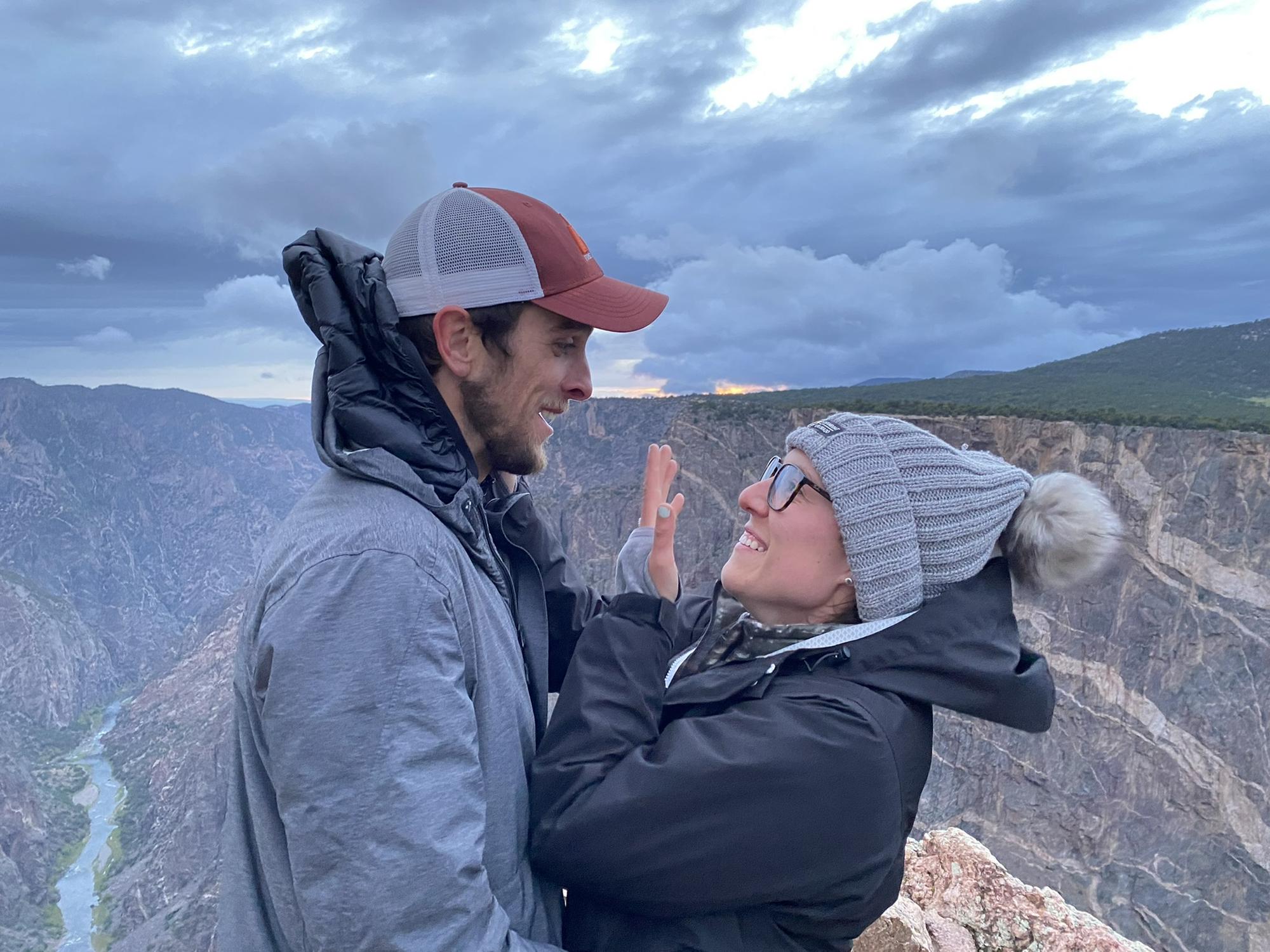 Proposal in Black Canyon of the Gunnison