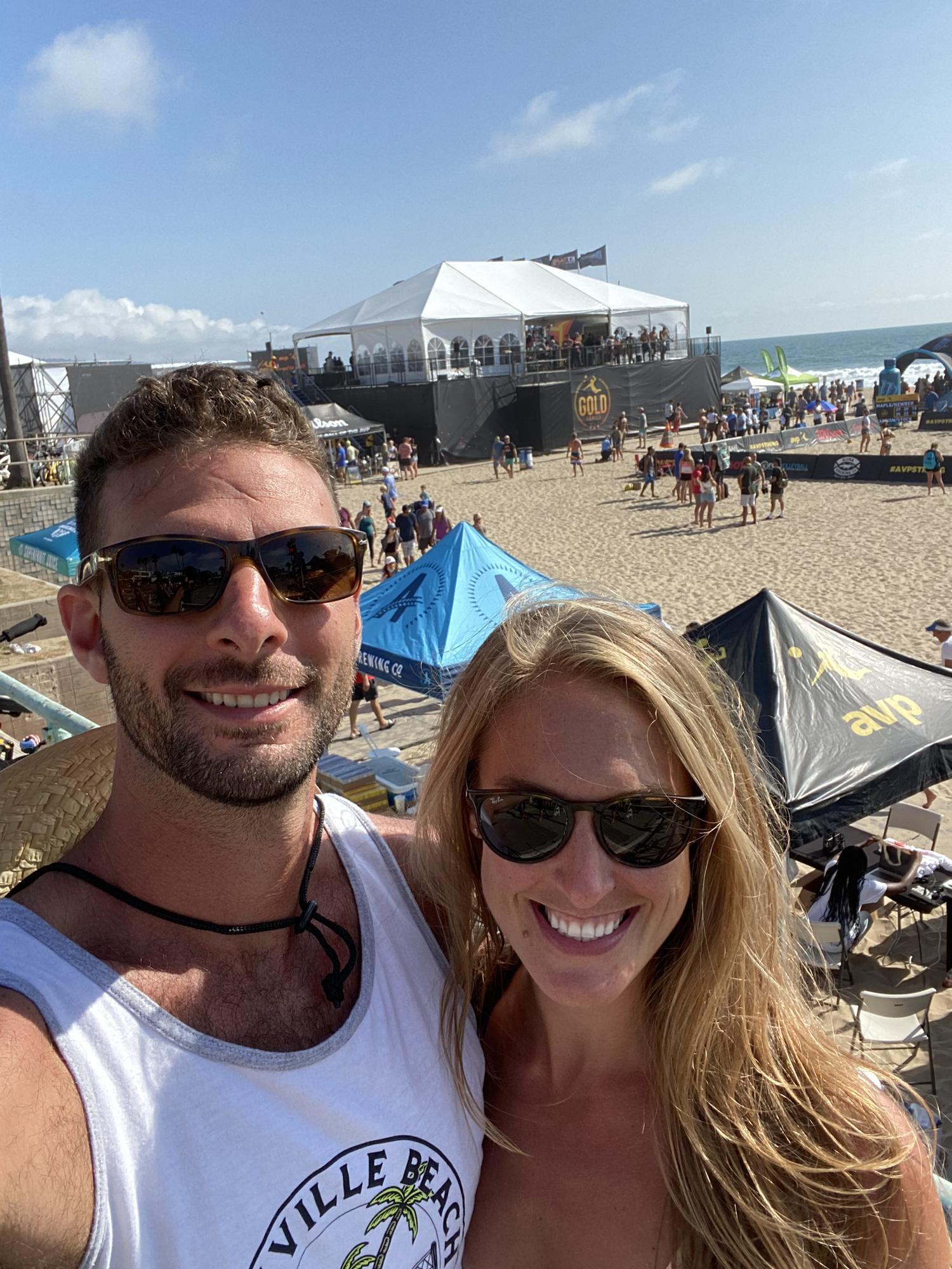 Back to Manhattan Beach, CA for another AVP tournament and Stef’s 32nd birthday celebration!