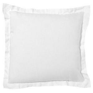 Belgian Flax Linen Sham, Euro, White