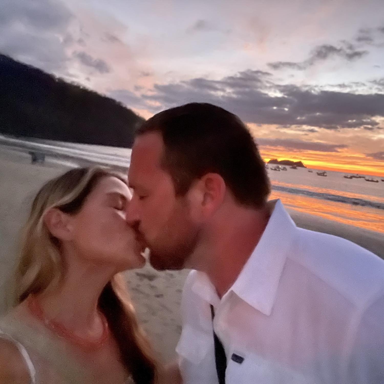 Last night in Costa Rica. Ten days of adventure, ending with a beautiful sunset beach walk at Hermosa Beach.