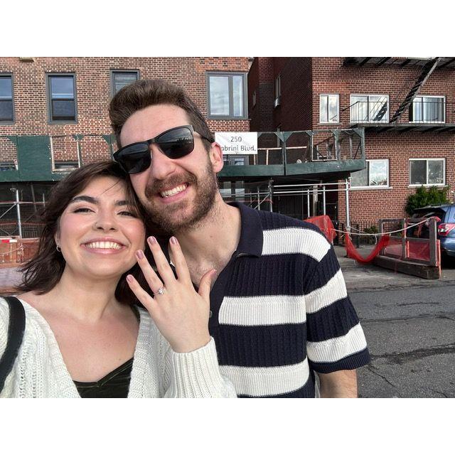 when we got engaged!