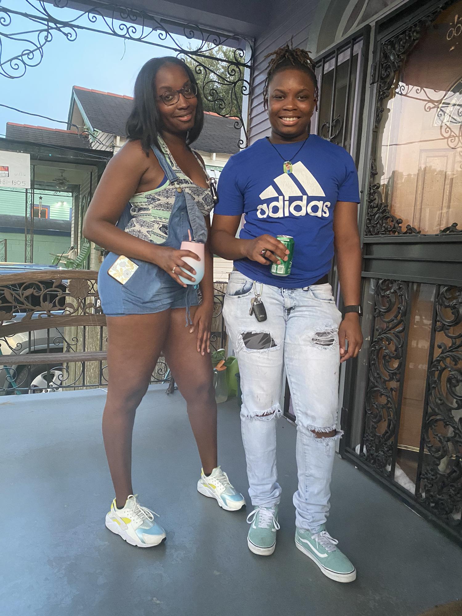 Me and my oldest sister at a family event.