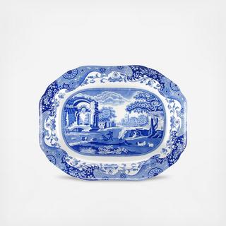 Blue Italian Oval Platter