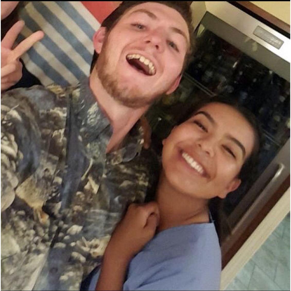 This is our first picture together… sorry to Anne and Corban who didn’t make the final edit of this photo.
