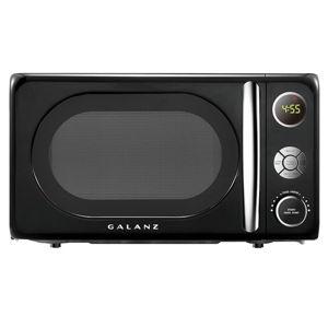 Galanz Microwave, Classic Style, Retro Black, 0.7 cu ft