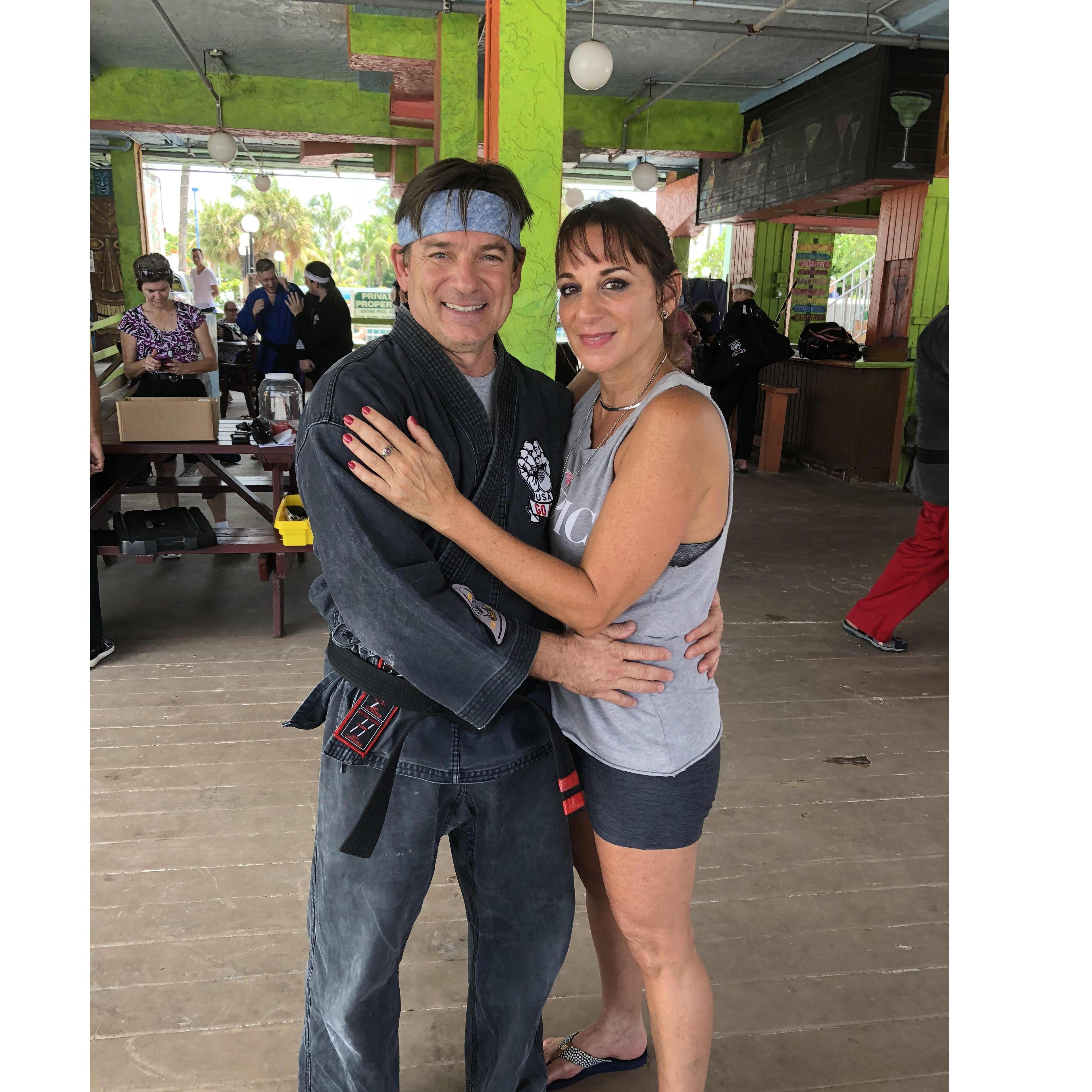 at the Lani Kai karate tournament
