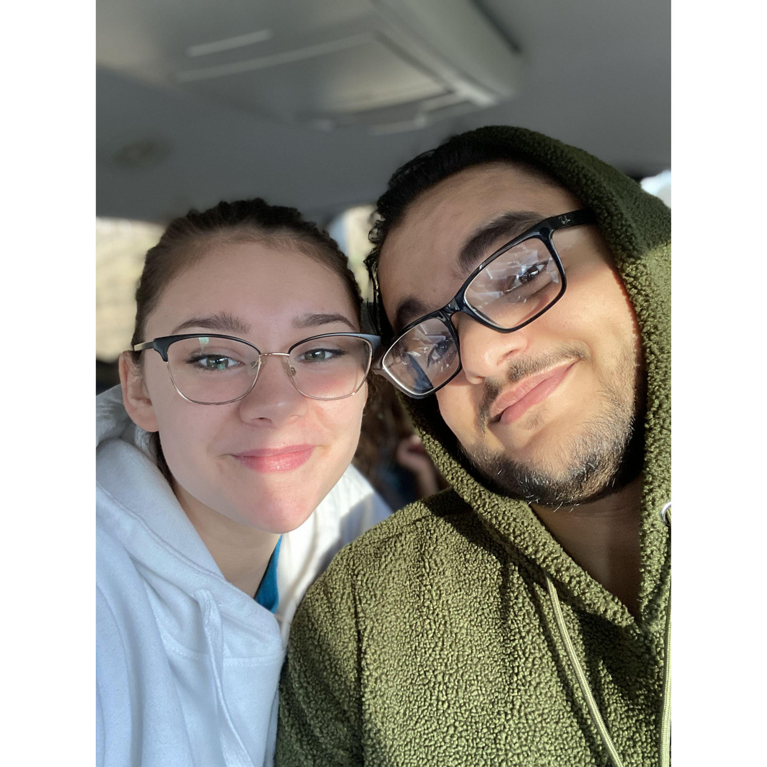Road tripping.