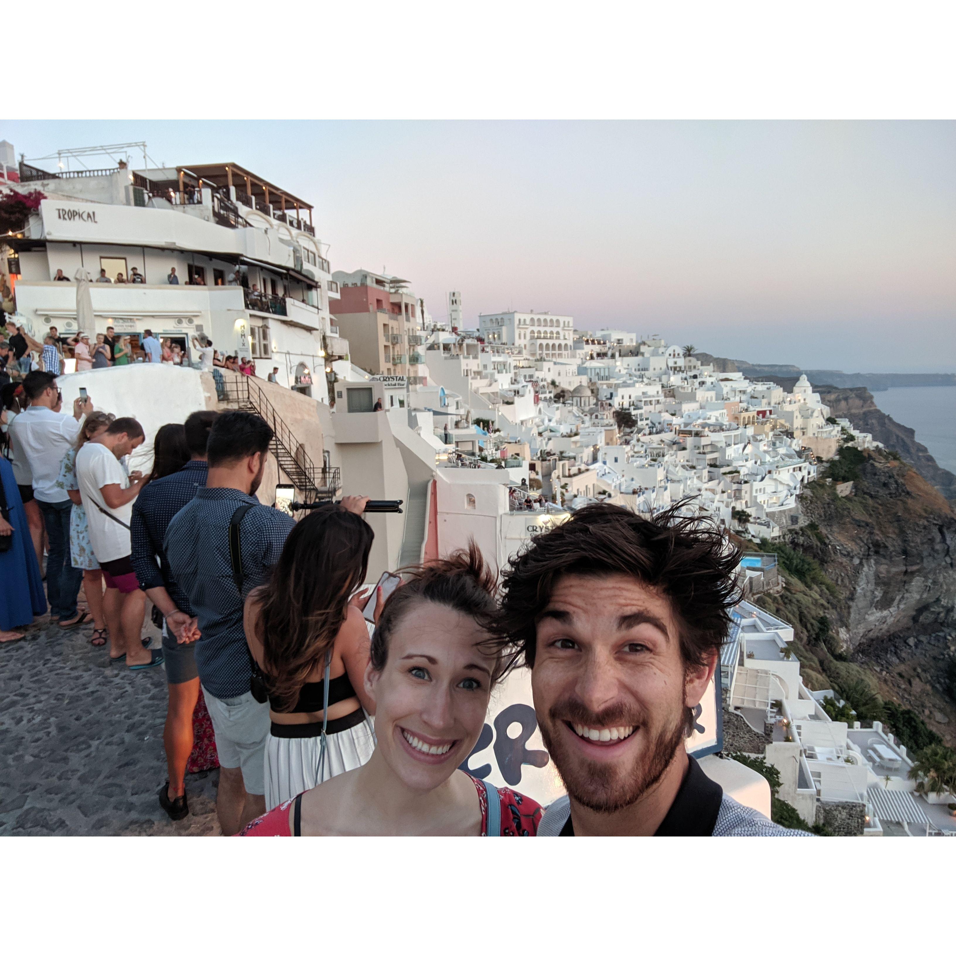Follow up Santorini photo with all the people!