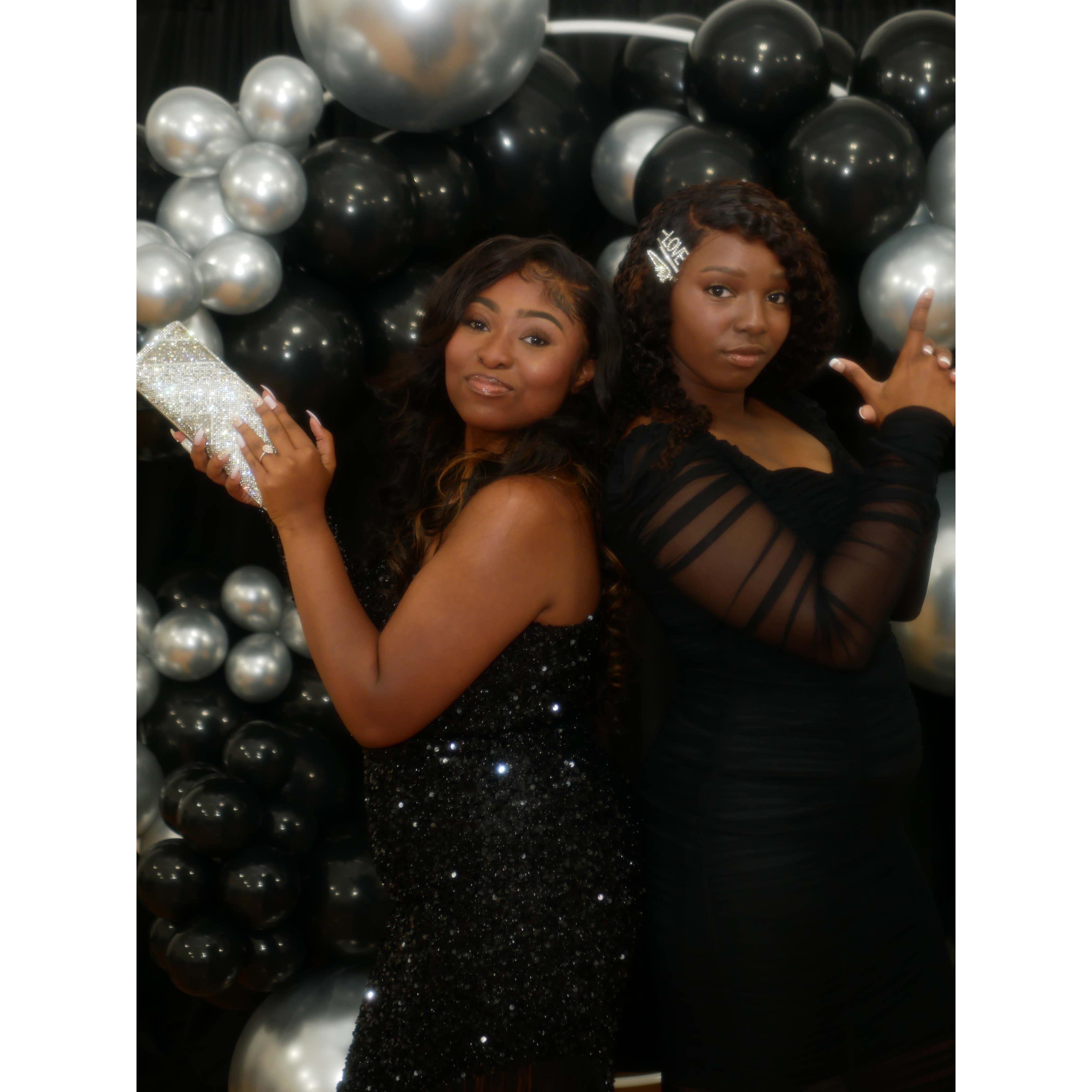 Our Engagement Party 07/03/2022: Bride and maid of honor Myia!