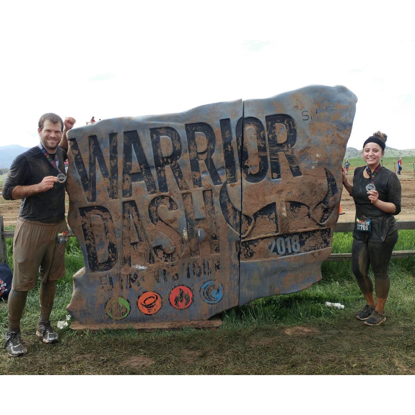 Warrior Dash 2018- Steph's first and only mud run