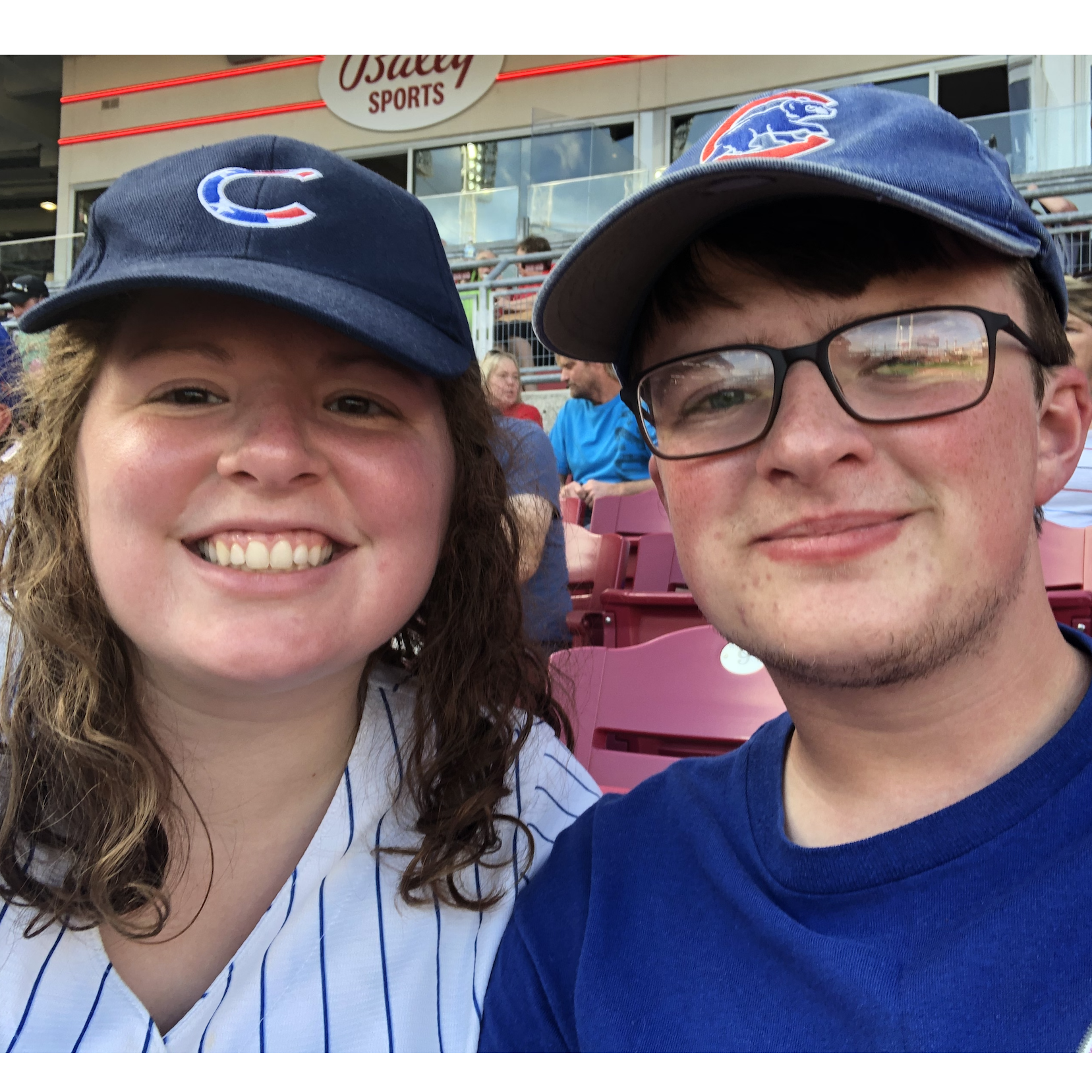 Supporting the Cubs!
