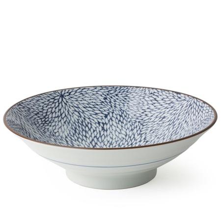 AIZOME MUM 9.75" SERVING BOWL