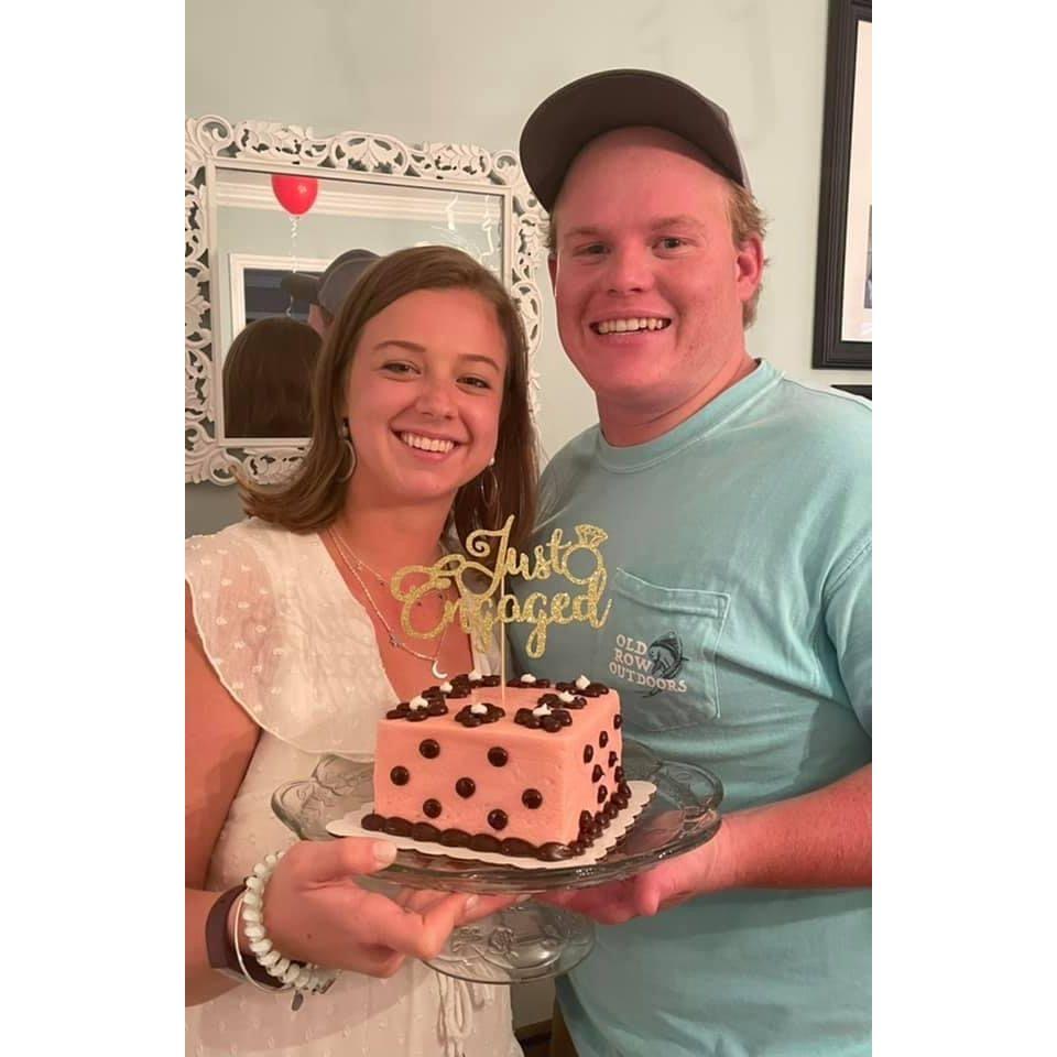 Just Engaged Cake