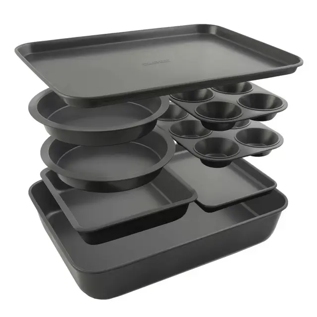 Elbee Home™ Stack 'N Store Nonstick 8-Piece Bakeware Set