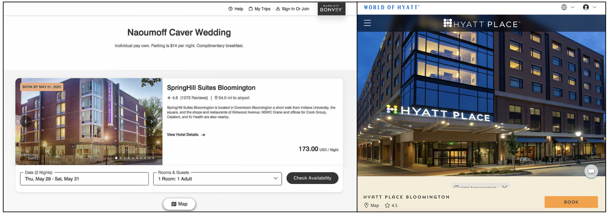 The Wedding Website of Marc Caver and Nadia Naoumoff