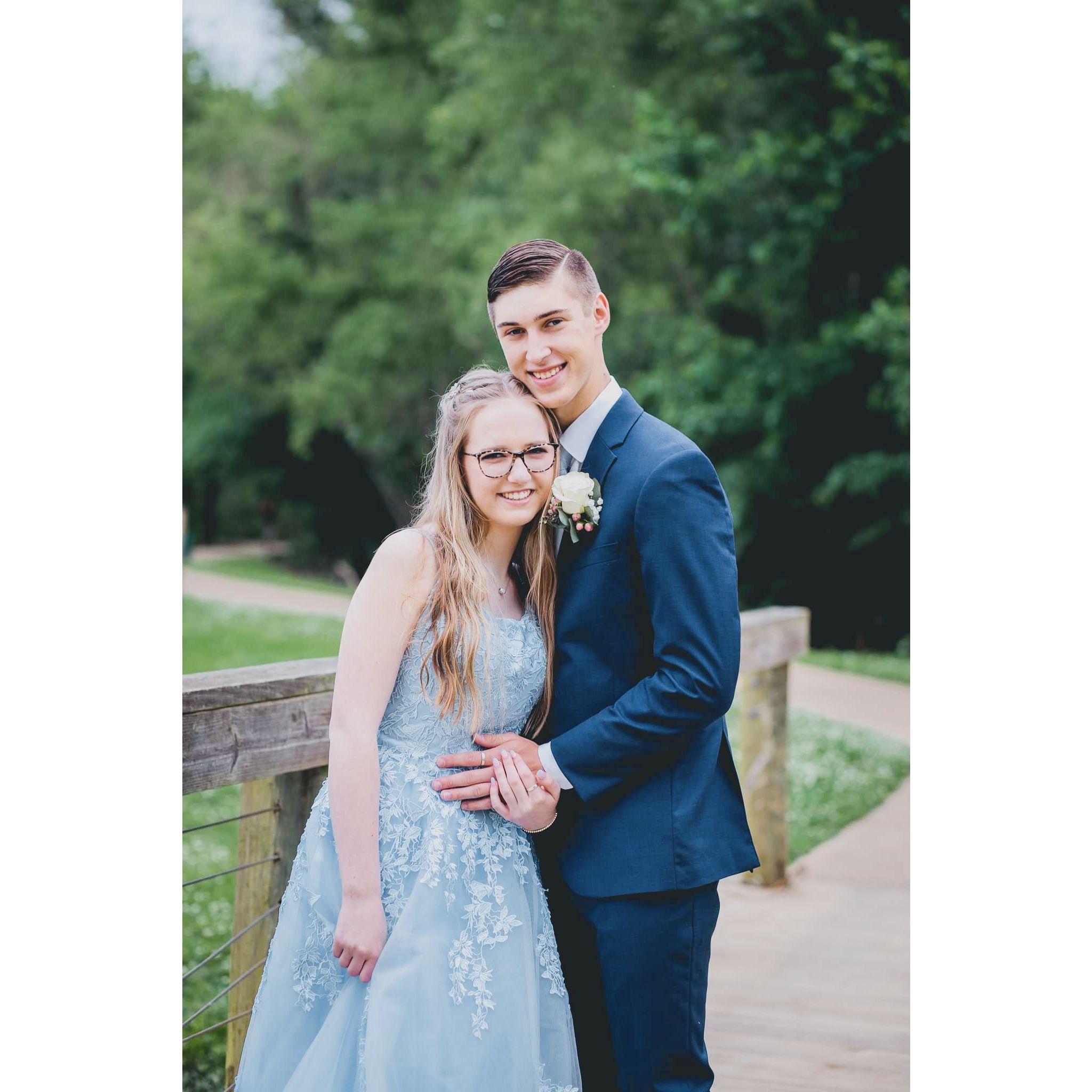 Our first prom together!