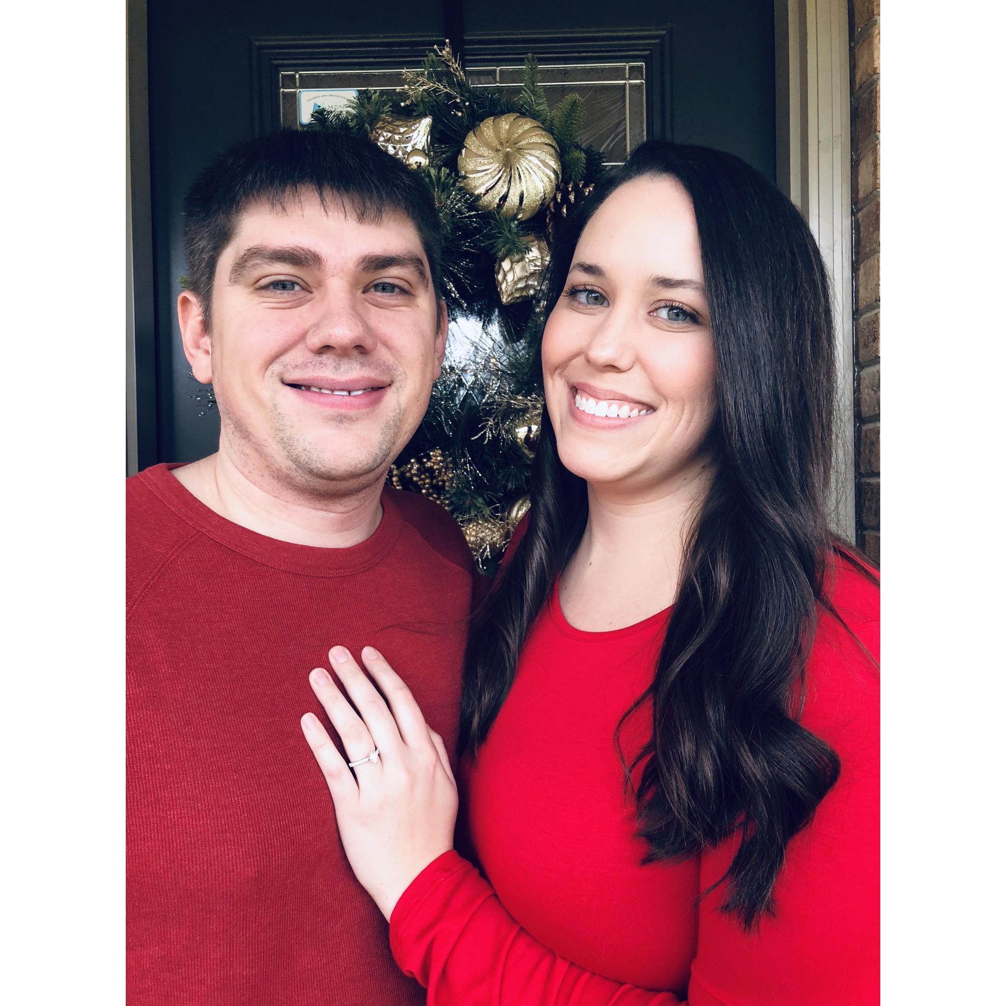 The day we got engaged! 12/25/2018