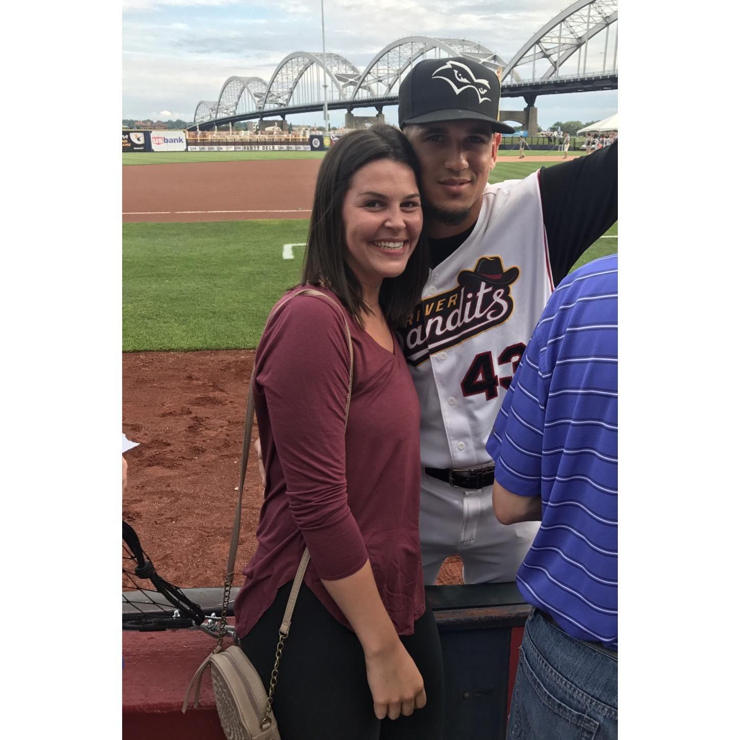 One of our first picture together!