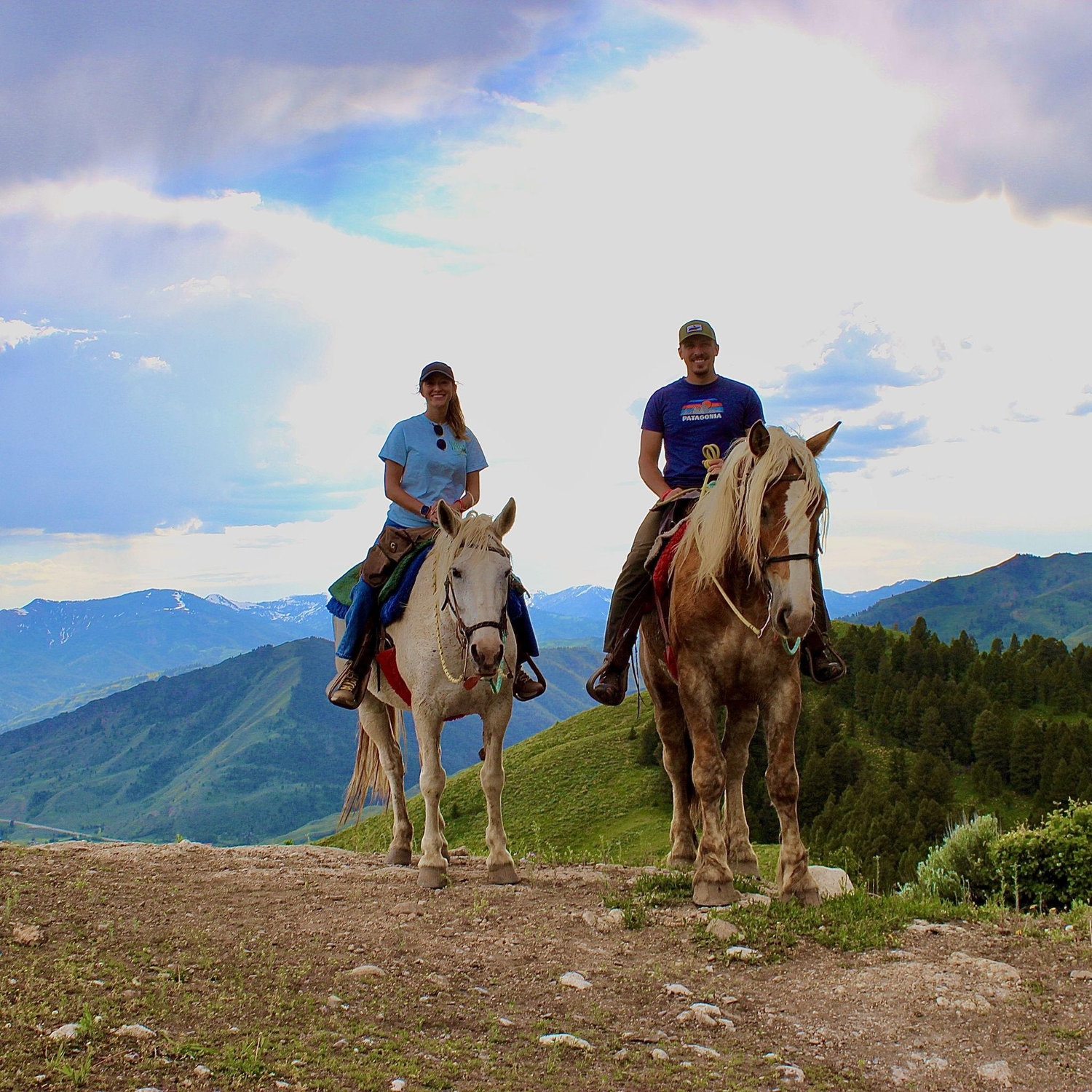 Horseback riding along the Tetons! Had an awesome cowboy dinner at the ranch where we rented the horses afterwards. Best steaks we’ve ever had.