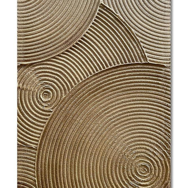 Epicler art 36x24 inch Hand Painted Modern Abstract Art Oil Painting Gold Thick Texture Art Painting Home Wall Decorative Art