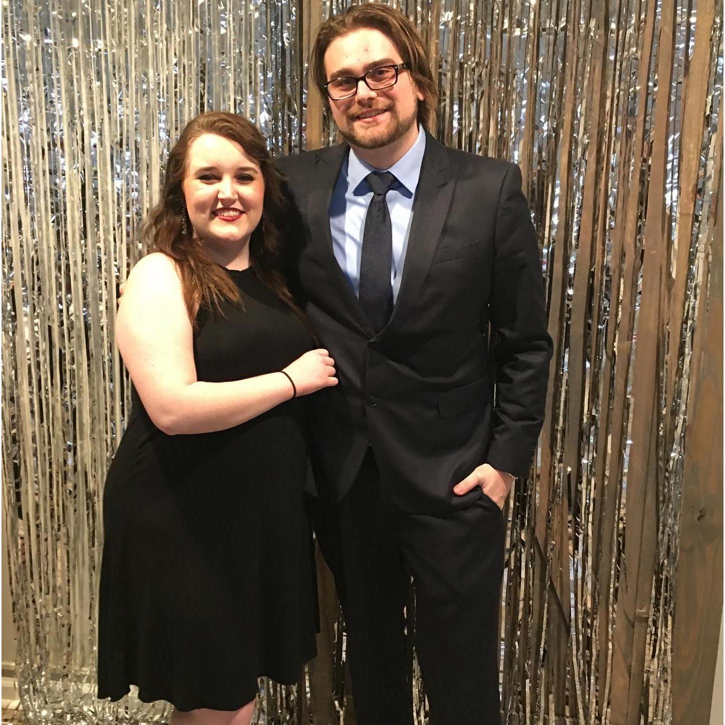 This was the at the Valentines Day party in 2020-- also the day we found out we had feelings for each other!