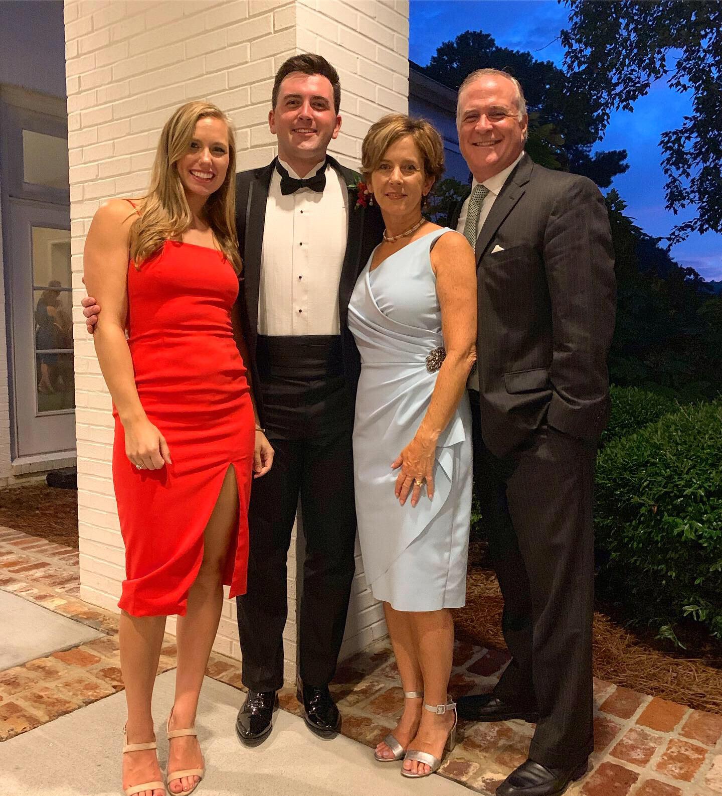 Celebrating Ben (Chris's groomsmen) and Kelsey Ann's wedding in Rome, GA