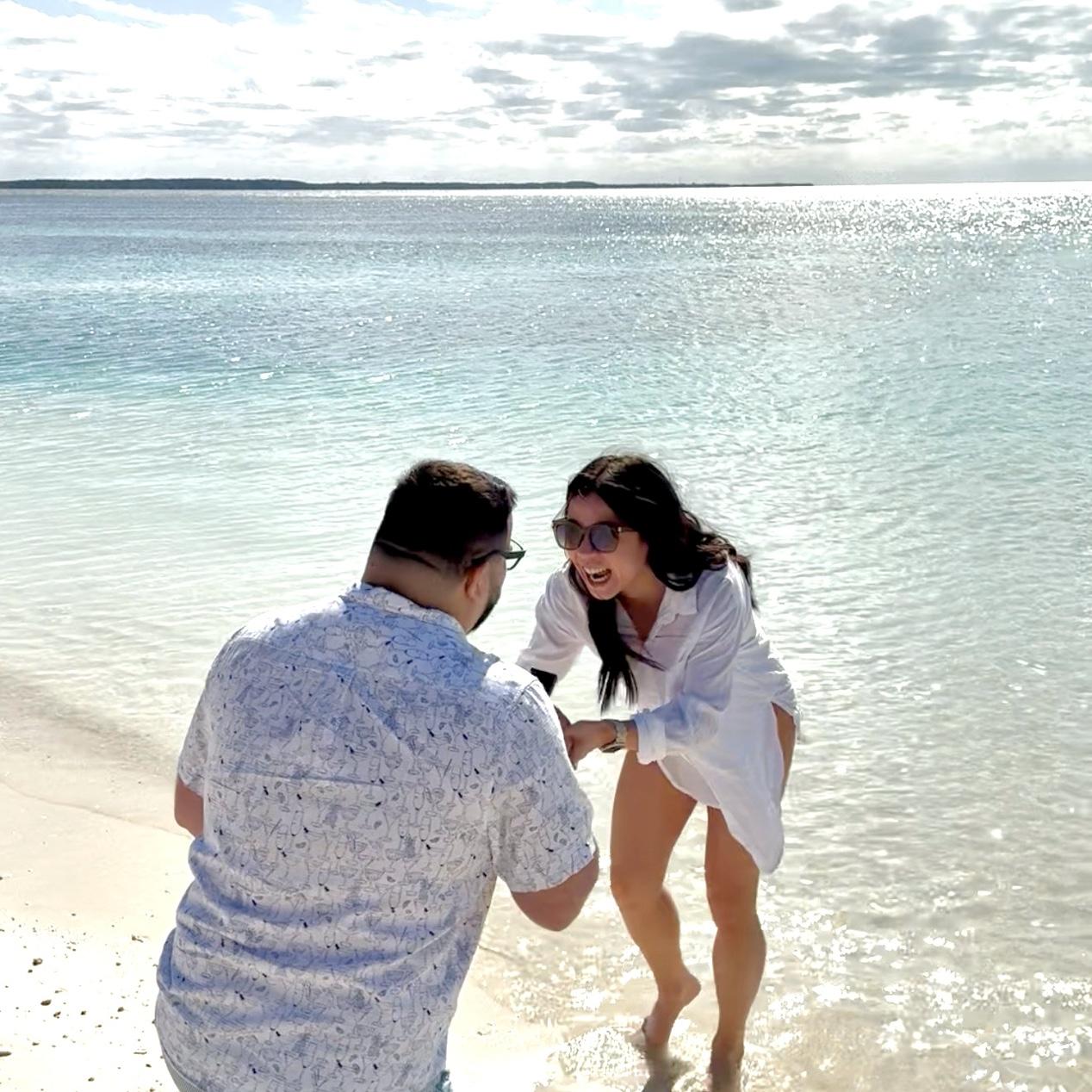 engaged in the Bahamas!!!