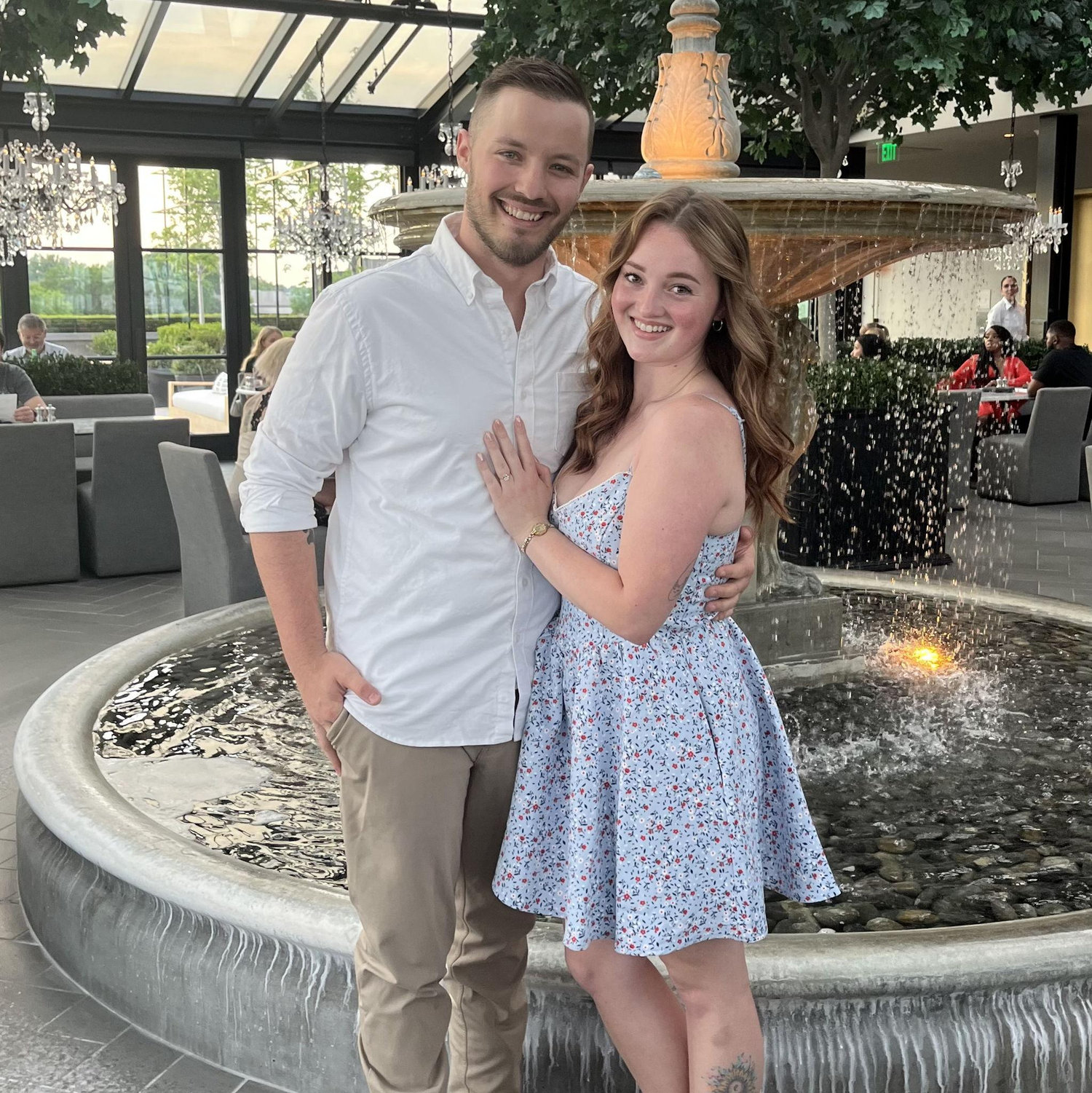 celebrating three years + saying yes to our venue!