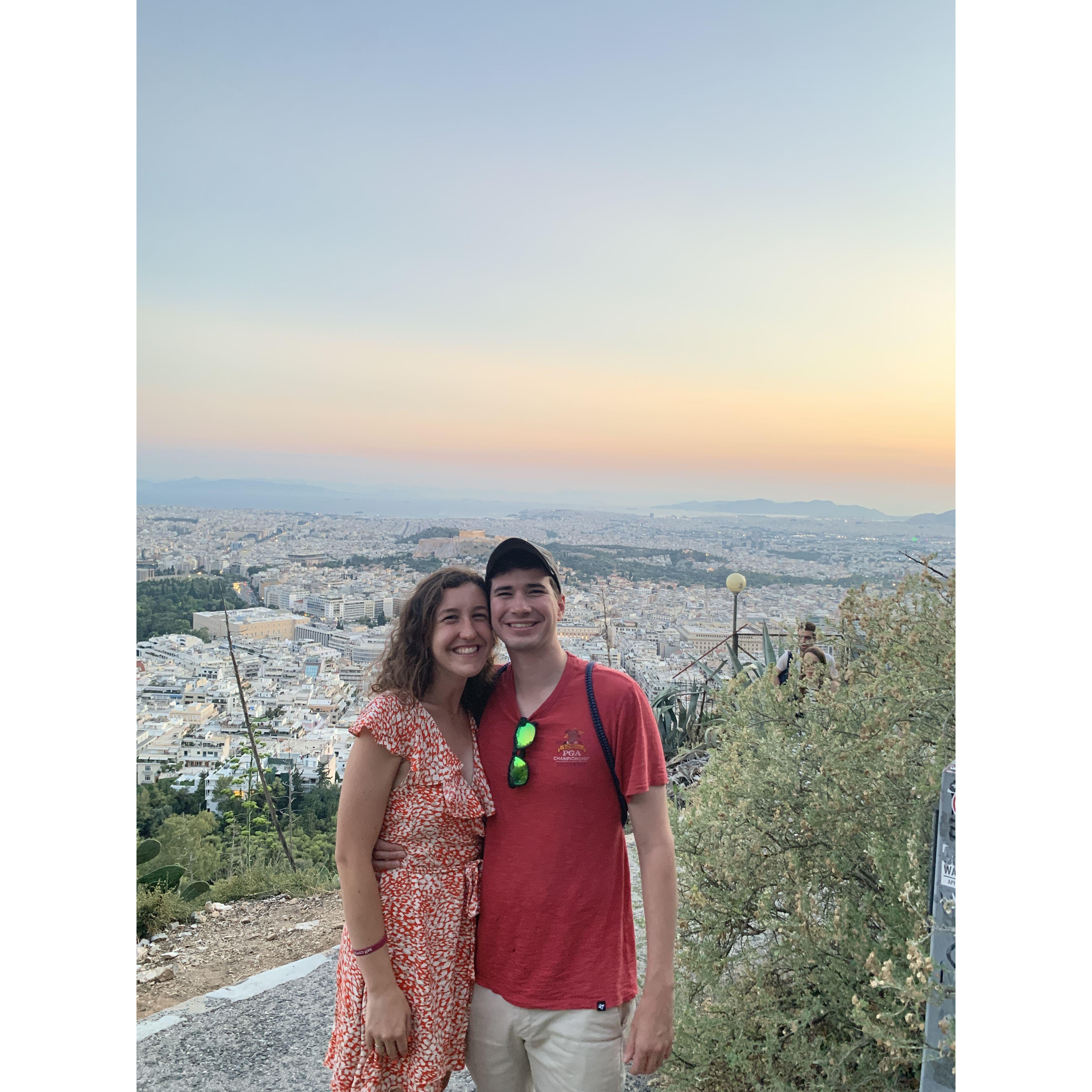 One of our favorite cities: Athens. It's absolutely because of the history (and gyros)