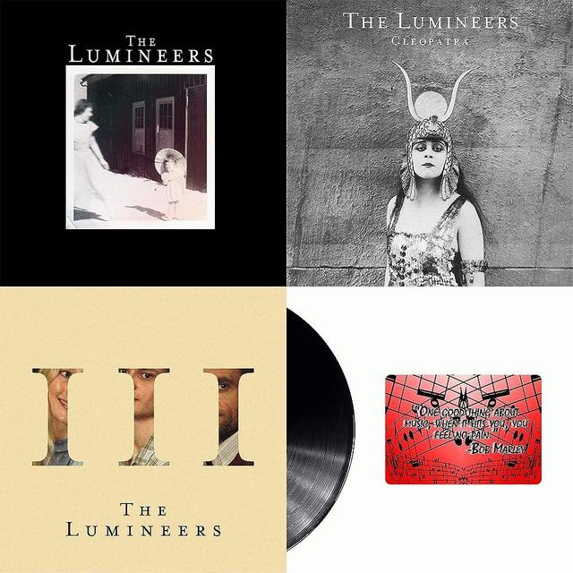 The Lumineers: Complete Vinyl Studio Album Discography (Self Titled / Cleopatra / III) with Bonus Art Card