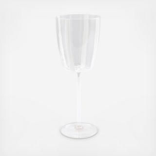 Stripe White Wine Glass