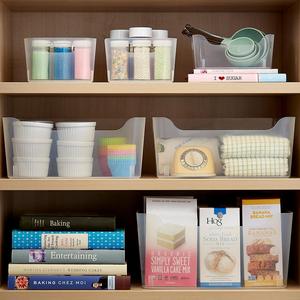 Clear Plastic Storage Bins for Closet Organization Fund from Container Store