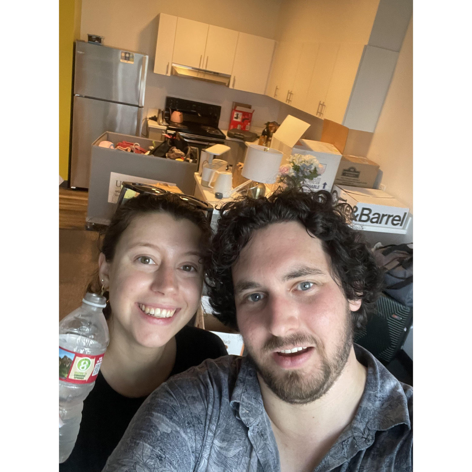 We moved in together for the first time! (Danny did most of the heavy lifting)