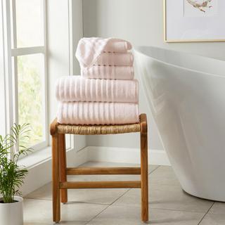 Karina 6-Piece Combed Cotton Bath Towel Set